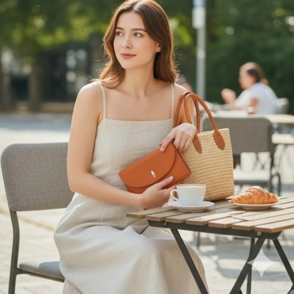 Tan Jewelry Organizer Wallet